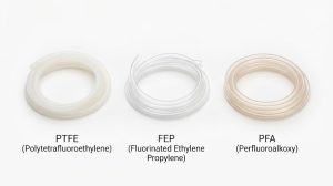PTFE vs FEP vs PFA Tubing